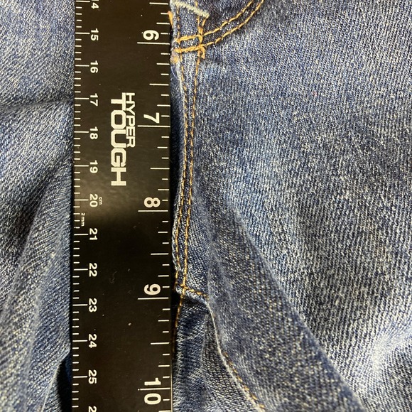 Gap 1969 Real Straight Jeans Womens 31/12r Medium Wash Blue Denim Stretch 34x32 - Picture 11 of 15